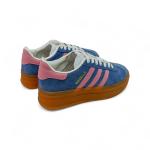 Adidas Gazelle Kot Mavisi Kalın Taban
