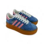 Adidas Gazelle Kot Mavisi Kalın Taban