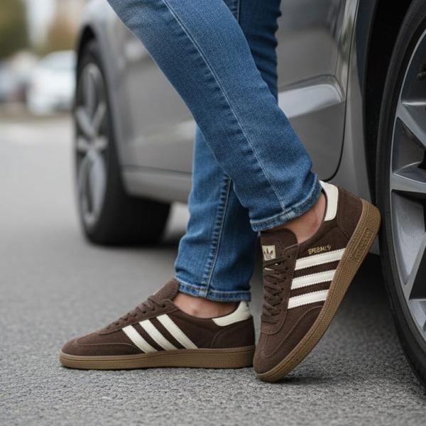 Adidas Spezial Kahve Bej Kauçuk Taban