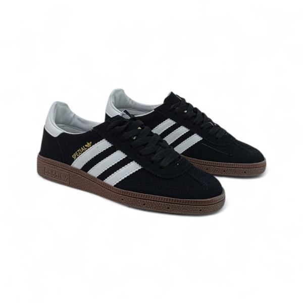 Adidas Spezial Siyah Beyaz Nubuk Kauçuk Taban