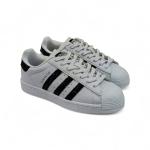 Adidas Super Star Beyaz Taban Beyaz Siyah