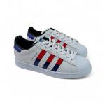 Adidas Super Star Bordo Mavi Beyaz