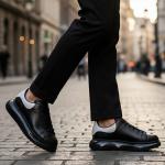 Alexander McQuuen Siyah Beyaz Şeffaf Taban