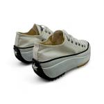 Converse Beyaz Beyaz Kısa Kalın Taban