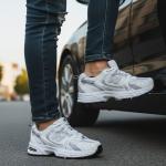 New Balance Beyaz Gümüş Mikro Taban