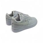 Nike Air Force Beyaz Gümüş Kırışık Deri