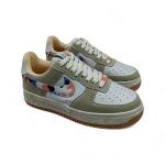 Nike Air Force Beyaz Gri Beyaz Taban