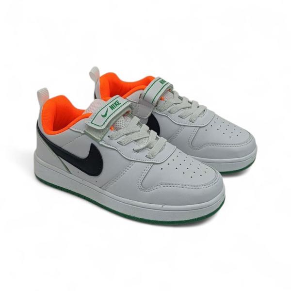 Nike Beyaz Beyaz Cırtlı Çocuk Spor
