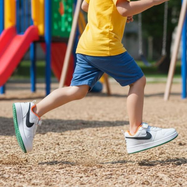 Nike Beyaz Beyaz Cırtlı Çocuk Spor