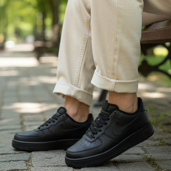 Air Force Cilt Siyah Siyah