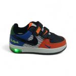 Nike Los Angeles Oranj Siyah Işıklı Cırtlı Çocuk Spor