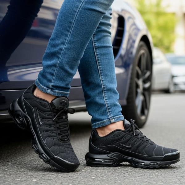 Nike Teen Air File Siyah Taban Siyah