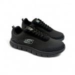 Skechers Air File Siyah Taban Siyah Siyah