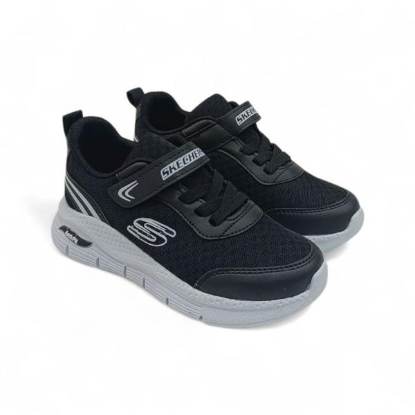 Skechers Siyah Cırtlı Çocuk Spor