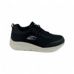 Skechers Air File Beyaz Taban Siyah Beyaz