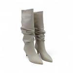 Nut İnce Taban Körüklü Dizaltı Sivri Burun Kadın Çizme