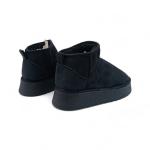 UGG Siyah Kalın Taban Kadın Bot