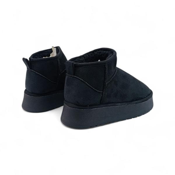 UGG Siyah Kalın Taban Kadın Bot