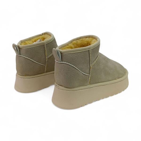 UGG Bej Kalın Taban Kadın Bot