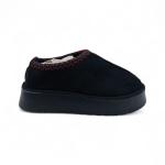 UGG Siyah Kalın Taban Kadın Terlik