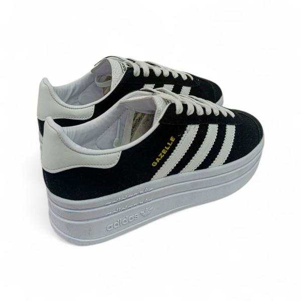 Adidas Gazelle Siyah Beyaz Kalın Taban