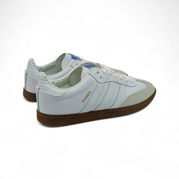 Adidas Samba Beyaz Cilt Beyaz Eva Taban