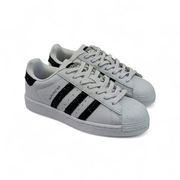 Adidas Super Star Beyaz Taban Beyaz Siyah