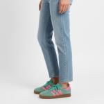 Adidas Gazelle Su Yeşili Fuşya Kauçuk Taban