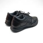 Siyah Bağcıklı Hakiki Deri Erkek Ayakkabısı