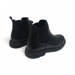 Siyah Hakiki Deri Erkek Chelsea Bot