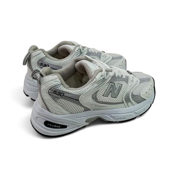 New Balance Beyaz Gümüş Mikro Taban