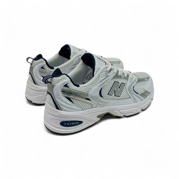 New Balance 530 Beyaz Lacivert Mikro Taban
