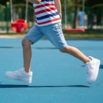 Nike Air Force Beyaz Beyaz Bağcıklı Çocuk Spor