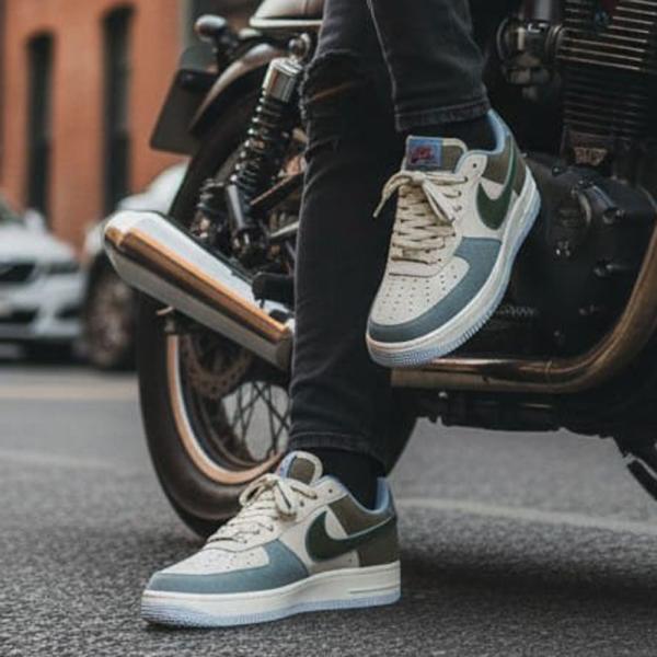 Air Force Nubuk Bej Haki Yeşil