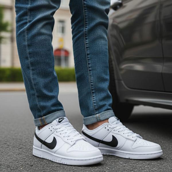 Nike Air Jordon Beyaz Taban Beyaz Siyah