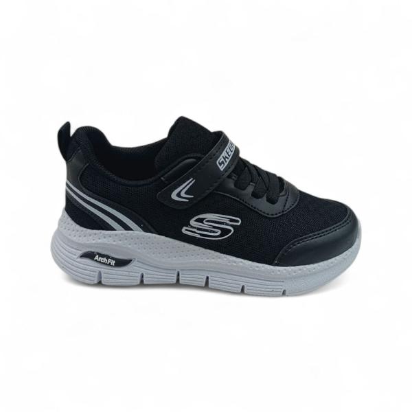 Skechers Siyah Cırtlı Çocuk Spor