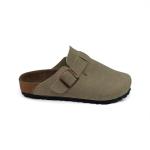 Birkenstock Bej Toka Detaylı Kapalı Kışlık Terlik