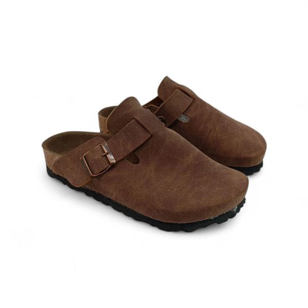 Birkenstock Taba Toka Detaylı Kapalı Kışlık Terlik