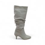 Nut İnce Taban Körüklü Dizaltı Sivri Burun Kadın Çizme