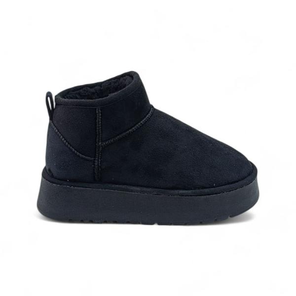 UGG Siyah Kalın Taban Kadın Bot